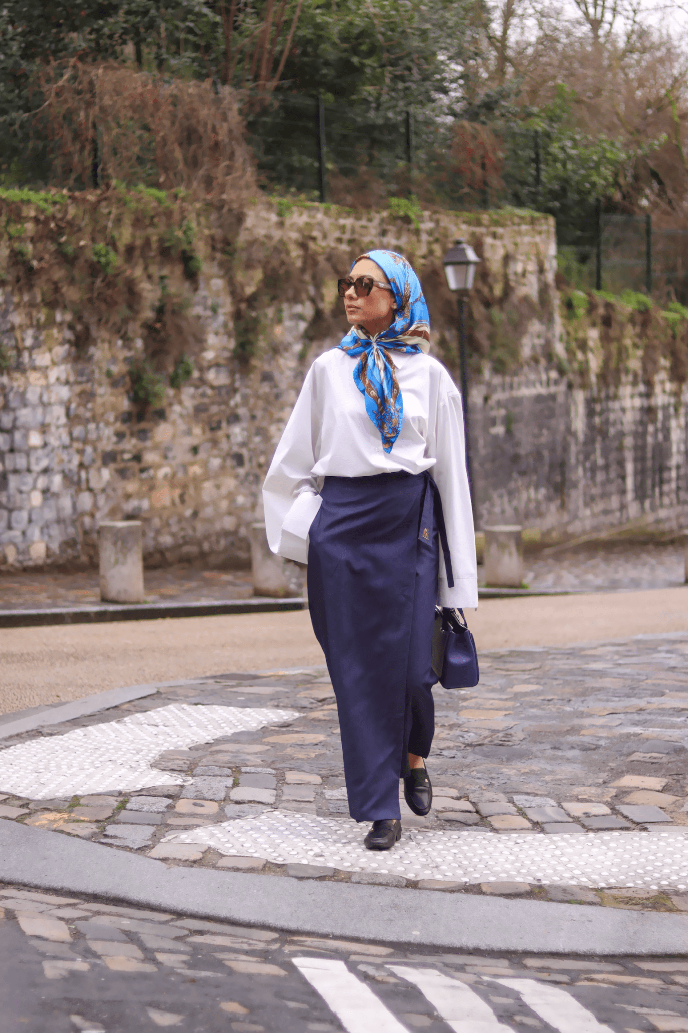 jupe portefeuille longue taille haute